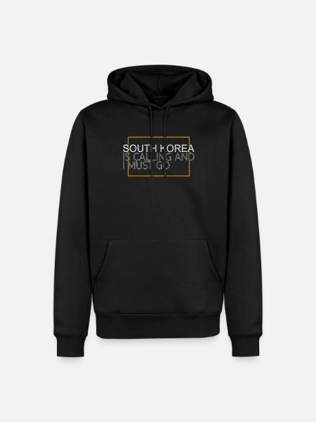 South Korea - Men’s Premium Organic Hoodie - black