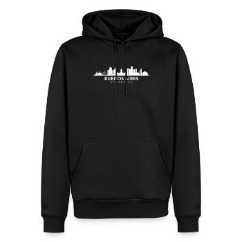 Buenos aires argentina, argentinian - Männer Premium Bio Hoodie - Schwarz - Vorne - Nico (187cm)