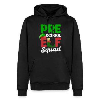 Pre Schol Christmas Elf Squad - Männer Premium Bio Hoodie - Schwarz - Vorne - Nico (187cm)