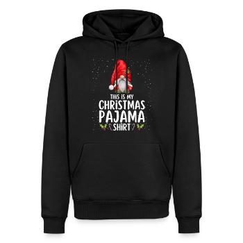 Pyjama de Noël Pyjama Chemise de nuit - Sweat à capuche Premium bio Homme - noir - Devant - Nico (187cm)