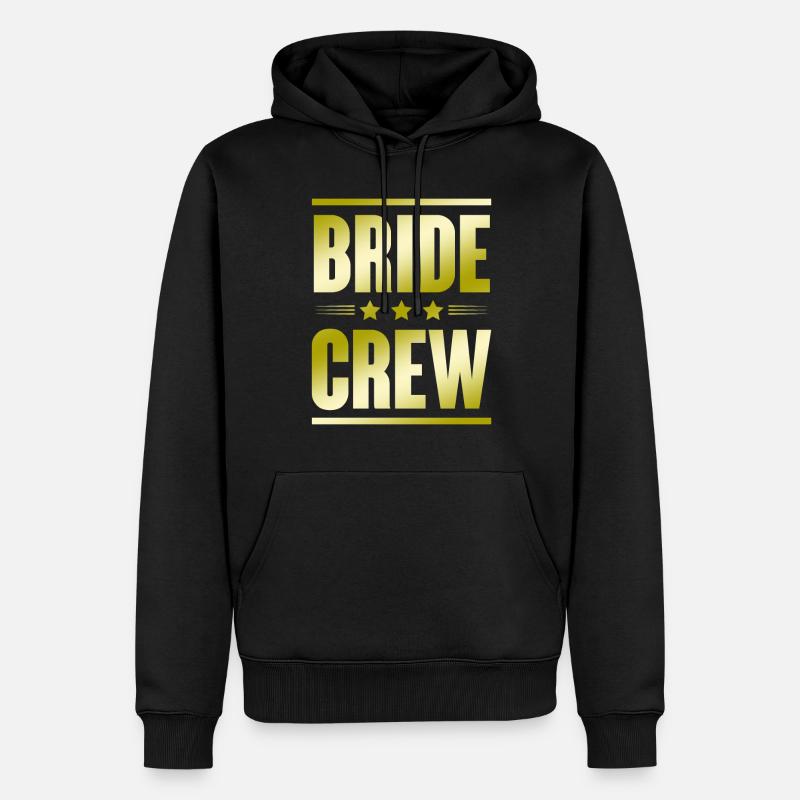 Équipage de la mariée - Sweat à capuche Premium bio Homme - noir