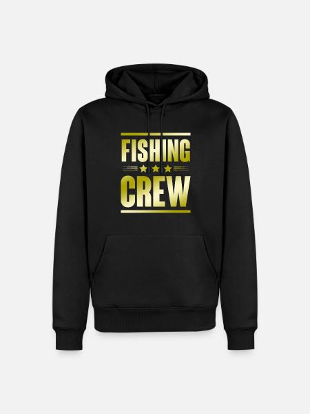 Fishing Crew - Men’s Premium Organic Hoodie - black