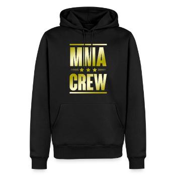Mma Crew - Männer Premium Bio Hoodie - Schwarz - Vorne - Nico (187cm)