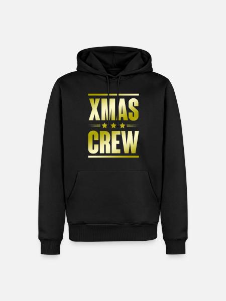Xmas Crew - Men’s Premium Organic Hoodie - black
