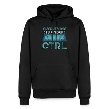Alles Ist Unter Strg Computerprogrammierer - Männer Premium Bio Hoodie - Schwarz - Vorne - Nico (187cm)