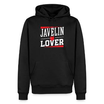 Speerwerfen Liebhaber Speerwurf Speer Speerwerfer - Männer Premium Bio Hoodie - Schwarz - Vorne - Nico (187cm)
