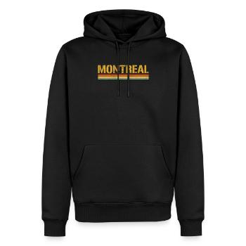 Montreal Quebec, Canada montreal - Männer Premium Bio Hoodie - Schwarz - Vorne - Nico (187cm)