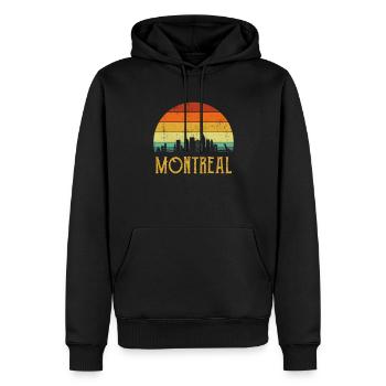 Montreal Quebec, Canada montreal - Männer Premium Bio Hoodie - Schwarz - Vorne - Nico (187cm)