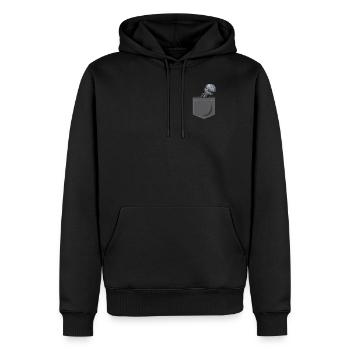 Karaoke Singer Microphone Vocalist - Männer Premium Bio Hoodie - Schwarz - Vorne - Nico (187cm)