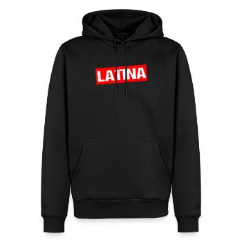 Latina Original Chicano Hispaniques Latino Mexique - Sweat à capuche Premium bio Homme - noir - Devant - Nico (187cm)
