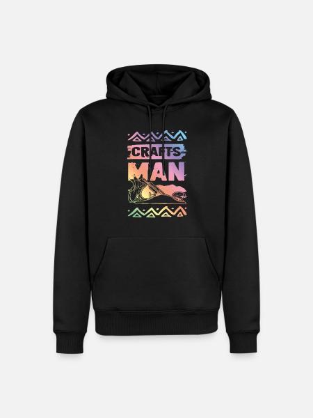 artisan Artisan - Sweat à capuche Premium bio Homme - noir