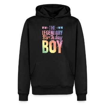 Legendary Birthday Boy - Männer Premium Bio Hoodie - Schwarz - Vorne - Nico (187cm)