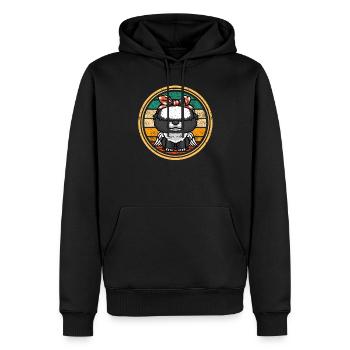 Cão De Água Português Hund - Männer Premium Bio Hoodie - Schwarz - Vorne - Nico (187cm)