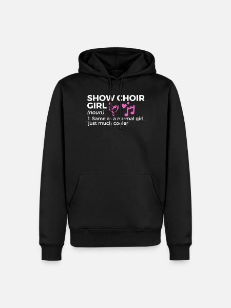 Choir Musiker - Männer Premium Bio Hoodie - Schwarz