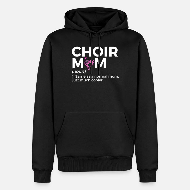 Musiciens de chœur - Sweat à capuche Premium bio Homme - noir