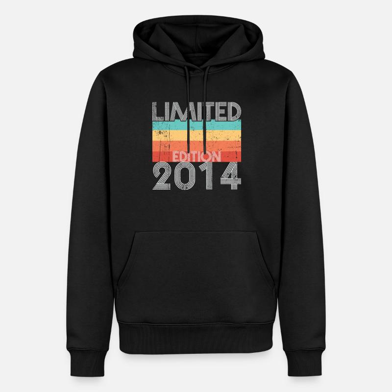 Edition Limitée Rétro 2014 - Sweat à capuche Premium bio Homme - noir
