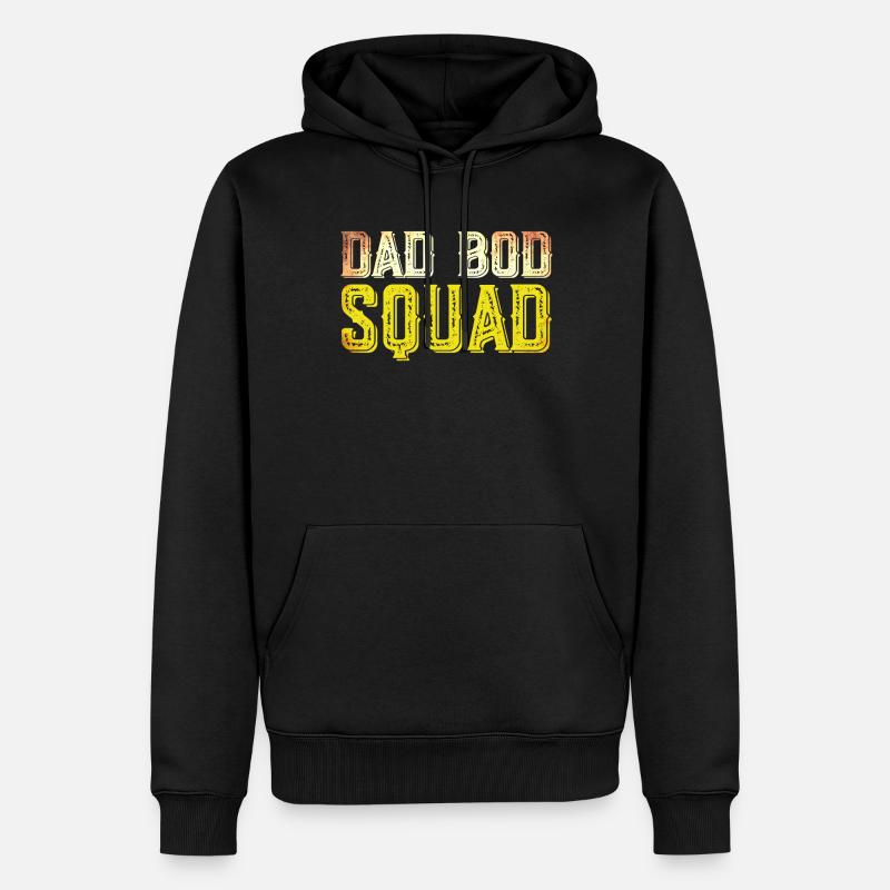 Dad Bod Squad - Men’s Premium Organic Hoodie - black