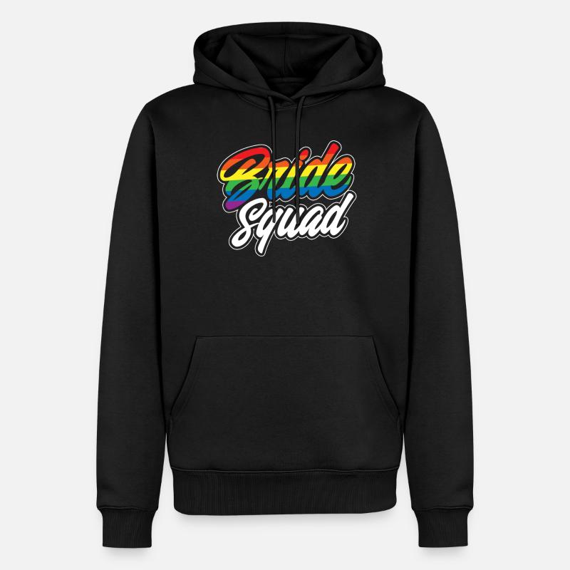 Escouade de la mariée - Sweat à capuche Premium bio Homme - noir