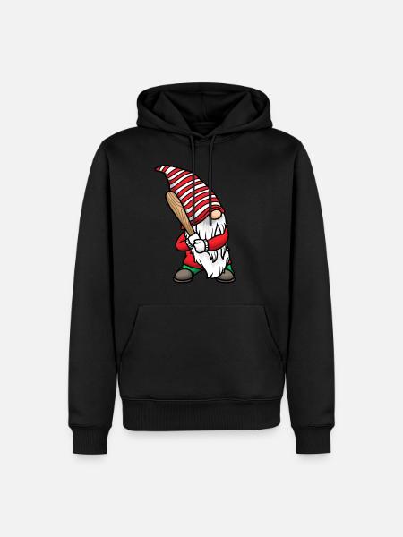 Christmas Elves Christmas Baseball - Men’s Premium Organic Hoodie - black