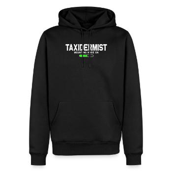 Tiermontage Jagdtrophäe Tiere ausstopfen - Männer Premium Bio Hoodie - Schwarz - Vorne - Nico (187cm)