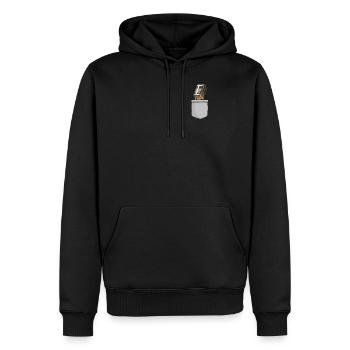 Karaoke Singer Microphone Vocalist - Männer Premium Bio Hoodie - Schwarz - Vorne - Nico (187cm)