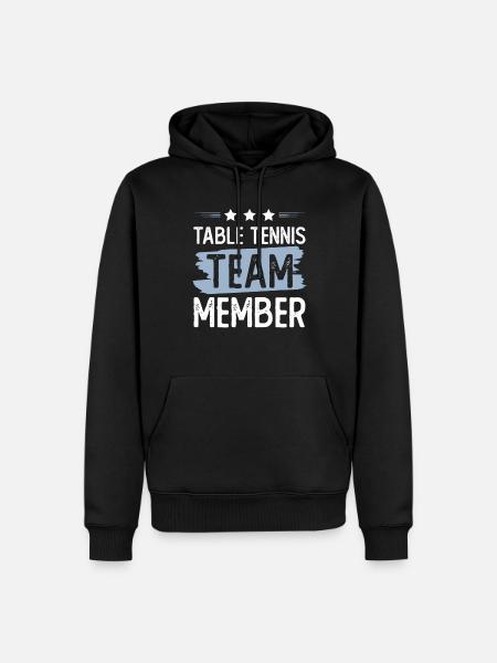 Table Tennis Team - Men’s Premium Organic Hoodie - black