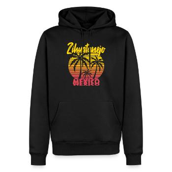 Zihuatanejo Mexico - Männer Premium Bio Hoodie - Schwarz - Vorne - Nico (187cm)