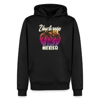 Zihuatanejo Mexico - Männer Premium Bio Hoodie - Schwarz - Vorne - Nico (187cm)
