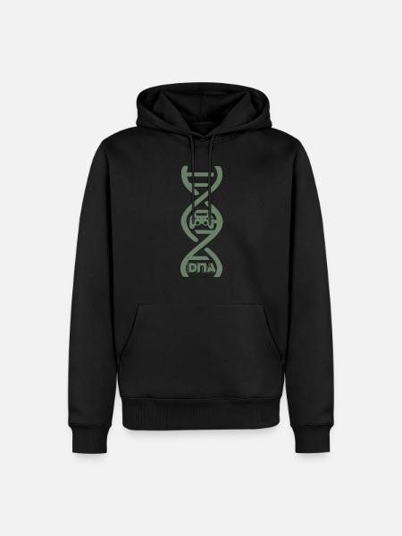 Gaming ist meine DNA Zocker Controller - Männer Premium Bio Hoodie - Schwarz