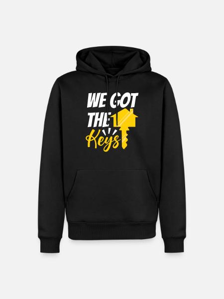 We Got The Keys - Men’s Premium Organic Hoodie - black