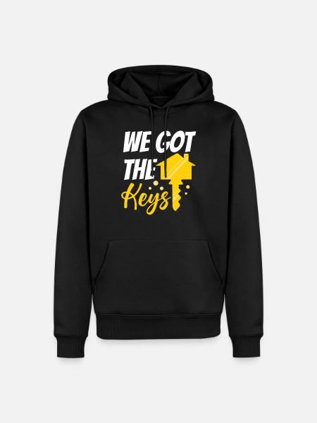 We Got The Keys - Men’s Premium Organic Hoodie - black