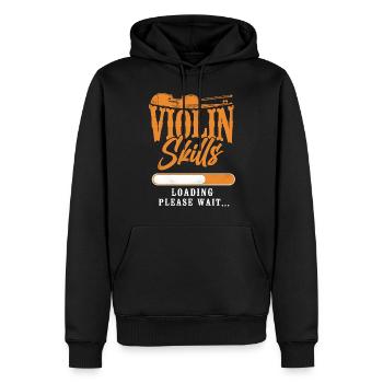 Violin Violinist Vintage Violin - Männer Premium Bio Hoodie - Schwarz - Vorne - Nico (187cm)