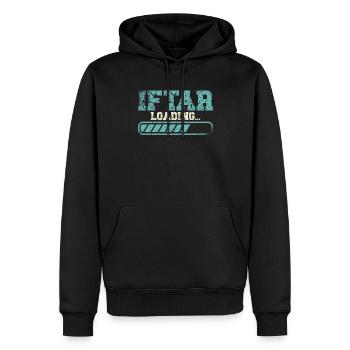 Alhamdulillah Islam Ramadan Islamischer Muslim - Männer Premium Bio Hoodie - Schwarz - Vorne - Nico (187cm)