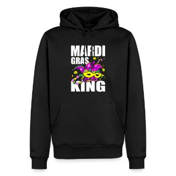Mardi Gras King Shenanigan Masquerade Joker Jester - Männer Premium Bio Hoodie - Schwarz - Vorne - Nico (187cm)