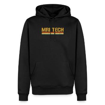 MRI Technologist vintage, Radiologic MRI technolog - Männer Premium Bio Hoodie - Schwarz - Vorne - Nico (187cm)