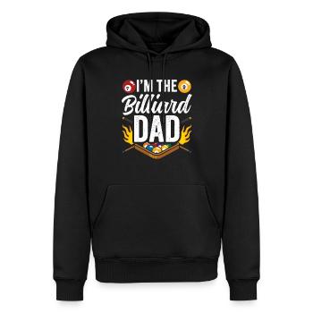 Ich Bin Der Billard Vater Billiard Pool Spieler - Männer Premium Bio Hoodie - Schwarz - Vorne - Nico (187cm)