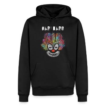Nari Naro Karneval Fasching Konfetti Clown Narren - Männer Premium Bio Hoodie - Schwarz - Vorne - Nico (187cm)