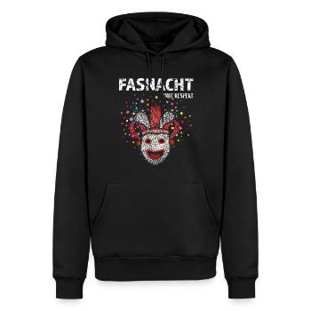 Fasnacht Karneval Konfetti Narren Kostümersatz - Männer Premium Bio Hoodie - Schwarz - Vorne - Nico (187cm)