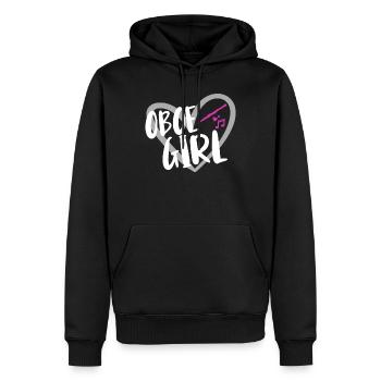 Oboe Musiker - Männer Premium Bio Hoodie - Schwarz - Vorne - Nico (187cm)