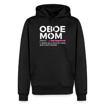 Oboe Musiker - Männer Premium Bio Hoodie - Schwarz - Vorne - Nico (187cm)