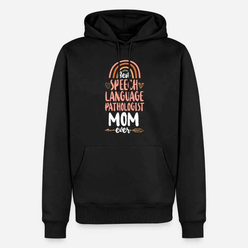 Speech Therapist Therapy Assistant - Männer Premium Bio Hoodie - Schwarz