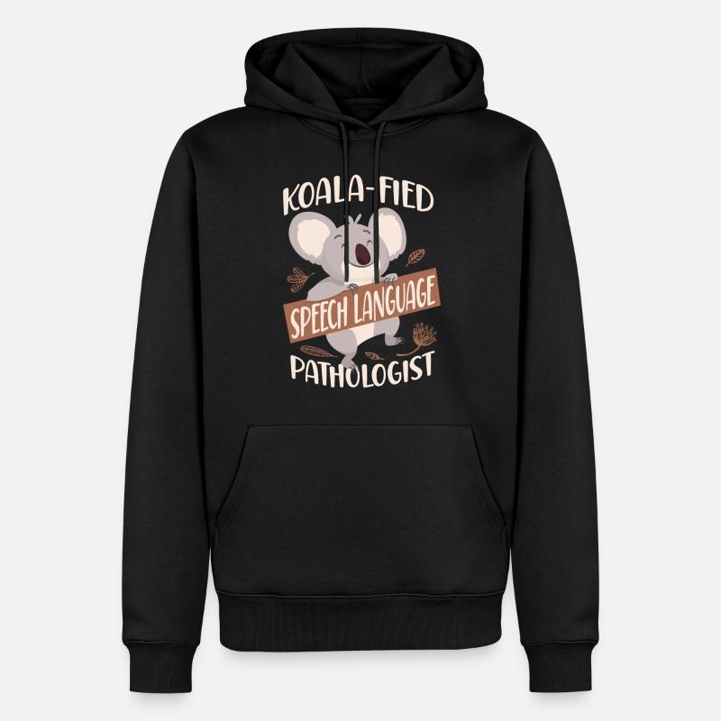 Speech Therapist Therapy Assistant - Männer Premium Bio Hoodie - Schwarz