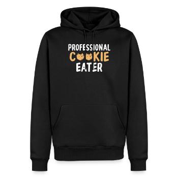 Keksliebhaber Geschenke - Männer Premium Bio Hoodie - Schwarz - Vorne - Nico (187cm)