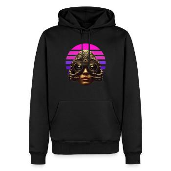 Virtuelle Realität Headset Zukunft - Männer Premium Bio Hoodie - Schwarz - Vorne - Nico (187cm)
