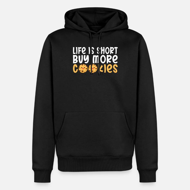 Cadeaux Cookie Lover - Sweat à capuche Premium bio Homme - noir
