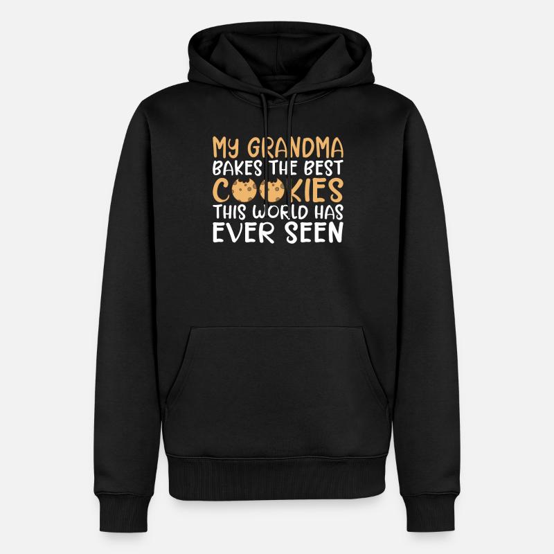 Cadeaux Cookie Lover - Sweat à capuche Premium bio Homme - noir