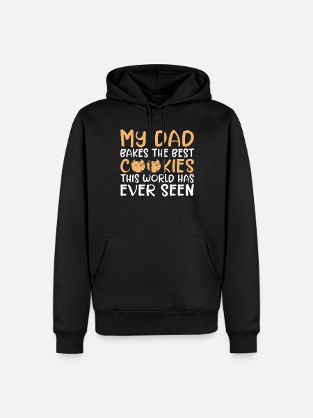 Cadeaux Cookie Lover - Sweat Ă capuche Premium bio Homme - noir