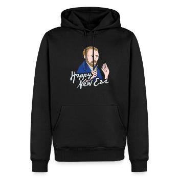 Van Gogh Ohr Kunst - Männer Premium Bio Hoodie - Schwarz - Vorne - Nico (187cm)