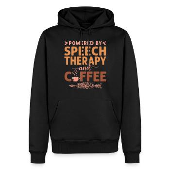 Speech Therapist Therapy Assistant - Männer Premium Bio Hoodie - Schwarz - Vorne - Nico (187cm)