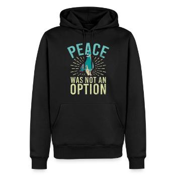 Drôle de pigeon Fancier & Pigeons Whisperer Pigeon voyageur - Sweat à capuche Premium bio Homme - noir - Devant - Nico (187cm)